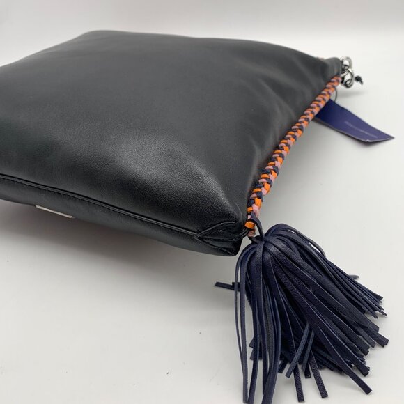 Rebecca Minkoff Black Leather Chase Convertible Hobo Bag - Picture 6 of 11